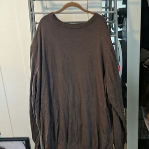 Foundry Supply Company brown crew neck sweater
